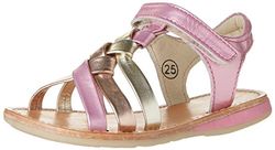 Noël Flickor Strass öppen tå sandaler, Ros 78 Fuchsia - 25 EU