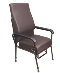 Aidapt Longfield Easy Riser, Height Adjustable Chair, Ergonomically Designed to Give Lumbar Support, Wipe Clean Finish, No Power Required