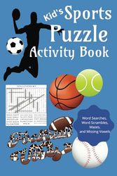 Kid's Sports Puzzle Activity Book
