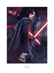 Pyramid International Kylo Ren Rage 60 x 80 cm Konsttryck, 250 gsm papper, flerfärgad, 40 x 40 x 0,02 cm 60 x 80 cm Flerfärgad