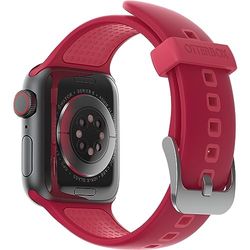 OtterBox All Day Watch Band for Apple Watch Series 10/9/8/7/6/SE 2nd gen/SE 1st gen/5/4-40mm/41mm/42mm, Replacement Durable Soft Touch Silicone Strap for Apple Watch, Red