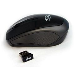 3FREE Raton OPTICO INALAMBRICO USB Negro 3F-MCW401
