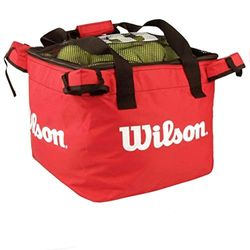 Wilson Panier pour Balles de Tennis, Tennis Teaching Bag, Capacité 150 Balles, Rouge, WRZ541300