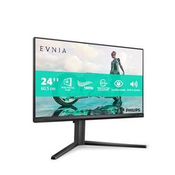 Philips Evnia 24M2N3200A - Monitor Gaming FHD de 24 Pulgadas, 180 Hz, 0,5 ms, FreeSync Prem., Comp. (1920x1080, HDMI 2.0, DisplayPort 1.4) Negro-Gris