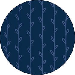 Bonateks, Round Digital Printed Mouse Pad, Non-Slip Base, for Office and Home, Diameter:22cm