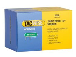 Tacwise 0343 Grapas Galvanizadas Profesionales Tipo 140/12mm, 5000 Grapas