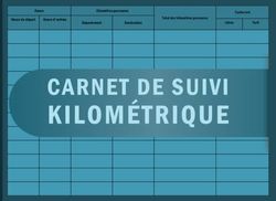 Carnet De Suivi Kilométrique: Suivi des déplacements pour véhicule de société | journal de bord voiture | réduction d'impôts | note de frais