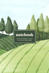 Lined Notebook with 100 Pages: Verdant