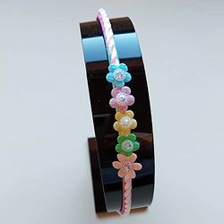 Cerchietto Capelli Fiori Pastello Arcobaleno