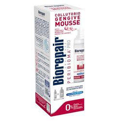 Biorepair, Peribioma™ Mousse Mundwasser für Mundhygiene Mundwasser für entzündetes Zahnfleisch, antibakteriell, Nagellackentferner, Format 200 ml