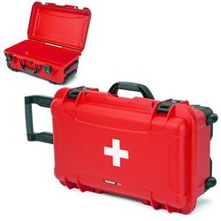 Nanuk 935 Waterproof First Aid Prepper Survival Gear Dust and Impact Resistant Case - Empty - Red, 935-FSA9
