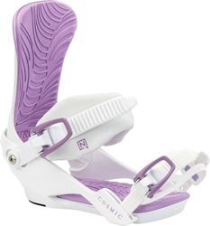 Nitro Cosmic Fixation Snowboard pour Femmes, Brosse Blanche, S/M
