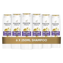 Pantene Pro-V volym rent schampo 6 x 300 ml för fint platt hår. Active Nutri-Plex