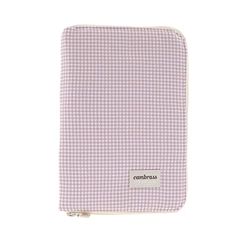 Cambrass - Baby-documententas – babydocumententas – geboorteboek met zakken – mini windsord roze 3 x 19 x 27 cm