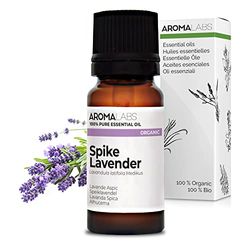 Aroma Labs - Lavande Aspic - Huile Essentielle Bio - Chémotypée et Certifiée AB - 10 mL