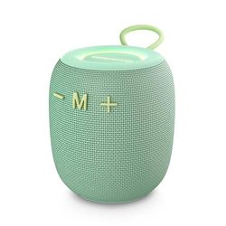 Energy Sistem Bloom - Altoparlante Bluetooth (Bluetooth 5.3, 18 ore di batteria, IPX6, True Wireless, 100% plastica riciclata, luci LED) Verde menta