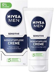 Nivea Men - crema idratante e lenitiva per uomini con pelle sensibile (75 ml)