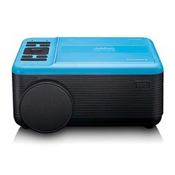 Lenco LPJ-500 - Bluetooth beamer - Mini Beamer - DVD speler - 2800 lumen - 30.000 uur levensduur - Full HD - Bluetooth 5.0-2 x HDMI - USB - SD - AV-in - VGA - blauw