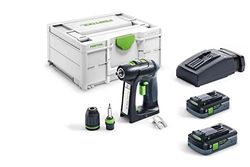 Festool Taladro atornillador a batería C 18 HPC 4,0 I-Plus