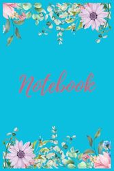 Notebook: Vintage floral accents for note taking and more