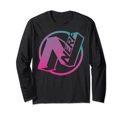 Nerf N Gradient Comic Style Logo Maglia a Manica