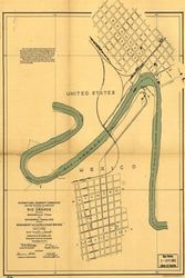 Brownsville Matamoros Map Journal: Vintage Map Notebook