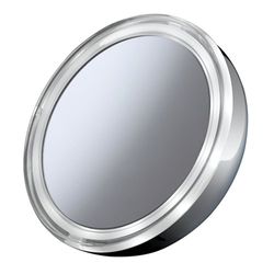 Bellissima Imetec Perfection Beauty Miroir rétroéclairé grossissant 3X, diamètre 128 mm, Utilisation avec Ventouse ou Fixe sur des miroirs et des Murs verticaux ou sur des Surfaces Horizontales