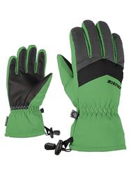 Ziener Guanti da sci per bambini, impermeabili, traspiranti, verde palla, 4,5