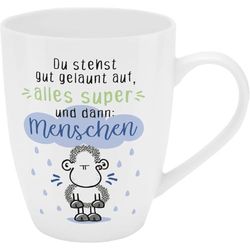 Sheepworld Mugg med motiv människor | kopp med ordspråk, nytt benporslin i Kina, 35 cl, med presentbaderole | rolig present, födelsedag | 74203
