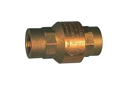 Válvula antirretorno RIEGLER 103871-227.34, de paso completo, latón, Rp 1, 20-50 mbar, 1 unidad
