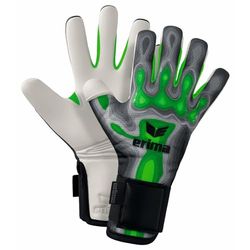 Erima Flex-Ray Match Eco Guanti da portiere (7222407) Unisex adulto, grigio, 8