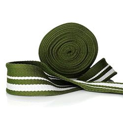 Trimz Belt Webbing, Olive/White, 5m x 50mm