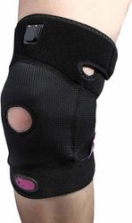 Pekatherm | Bandage thermique au genou avec batterie au lithium | Taille 82 x 28 cm | 8 W de puissance | Aide à réduire la douleur articulaire | Couleur noire AE802