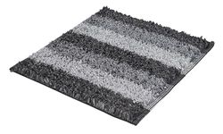 Kleine Wolke 4000905135 Lounge Tapis de Bain en Coton Gris 60 x 60 cm