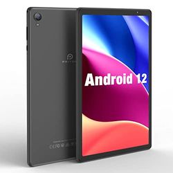 PRITOM 10'' Tablet Android 12, 2GB RAM, 32GB ROM, 6000Mah, Ampliable a 512GB, 6000Mah, Procesador Quad Core, Pantalla HD IPS, Cámara, Wi-Fi, Bluetooth, Tablet PC