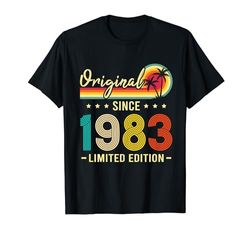 Divertido Vintage "Edición Limitada" Vintage 1983 Cumpleaños Camiseta