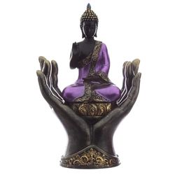 Puckator Figurine Bouddha Thailandais Noir & Violet Marca