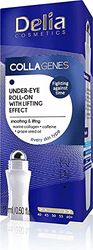 Delia Cosmetics - Roll On sotto gli occhi con effetto levigante e lifting - Aspetto radioso - Tutti i tipi di pelle - Acido ialuronico - Riduce al minimo rughe e occhiaie - Anti invecchiamento - 15 ml