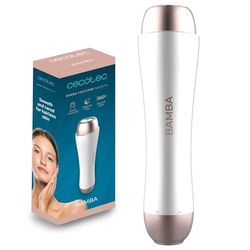 Cecotec Rasoir facial Bamba FaceCare Smooth, Lame en acier inoxydable, S'adapte à la peau, Étanche IPX5, Capuchon de protection