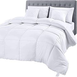 Glattol Utopia - Edredón para Cama - Edredón Acolchado con pestañas en Las Esquinas - Edredón Alternativo con Costuras Formando Cuadrados