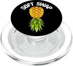 Soft Swap Swinger Lifestyle Naughty Adult Humor Graphic PopSockets PopGrip for MagSafe