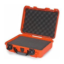 Nanuk 910 - Capa rígida impermeável com inserção de espuma, cor laranja