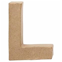 Creativ Lettre, petite taille, H : 10 cm, épaisseur : 1,7 cm, L : 7,5 cm.