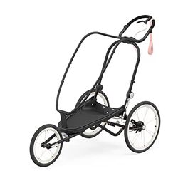 Cybex frame voor multisport-aanhanger van ZENO, vanaf ca. 6 maanden - ca. 4 jaar, max. 111 cm en 22 kg, frame voor multisport-kinderwagen, Black/Pink