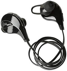 Hoofdtelefoon Bluetooth Sport voor Asus Zenfone Max Pro Smartphone draadloze knop soundset handsfree installatie univer (zwart)