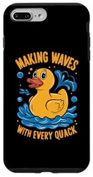 Coque pour iPhone 7 Plus/8 Plus Course de compétition familiale Rubber Duck Racing Team