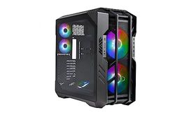 Cooler Master HAF 700 PC Case - Full-Tower, E-ATX Compatible, 5 x Pre-Installed Fans, Rotatable Radiator Bracket, TG Side Panel, Tool-Free Design, ARGB Controller Included