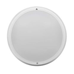 PRENDELUZ Aplique led redondo exterior blanco, 30W 4000K, aplique de pared ⌀ 270x93mm