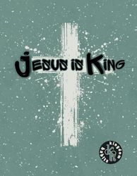 Jesus is King: The Coolest Christian Notebook // blanco // Sunday Service// Worship Notes // Bible Study // Followers of Jesus Christ // Conversations ... Testimony // 8.5x11 inches // creme coloured