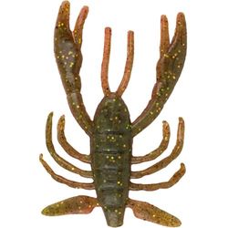 Berkley Gulp, Saltwater Crabby; Realistiskt krabbbete i mjuk plast för saltvattensfiske infunderat, Doft; mångsidig riggning för kust och båt; naturligt fritt fall, 5cm, Camo
